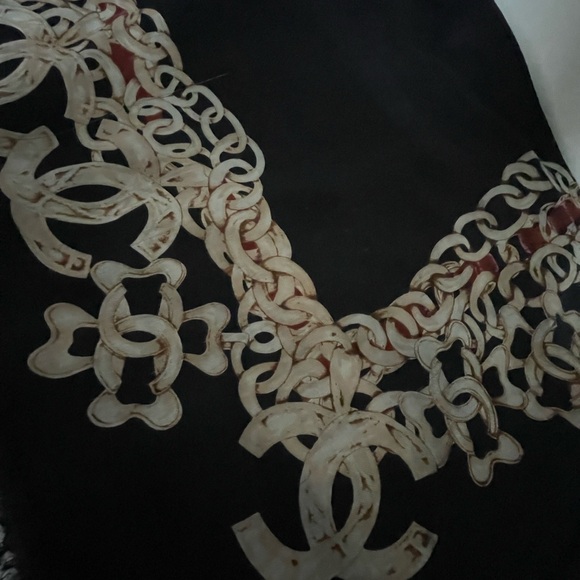 Chanel  Silk/Wool Wrap/Shawl Scarf. - Picture 9 of 16
